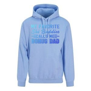 Funny My Ski Buddies Calls Me Bonus Dad Skiing Fathers Day Gift Unisex Surf Hoodie