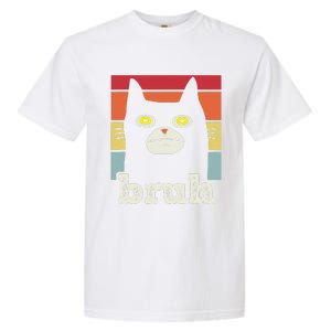 Funny Meme Saying Bruh With Cat Greetings Teens Garment-Dyed Heavyweight T-Shirt