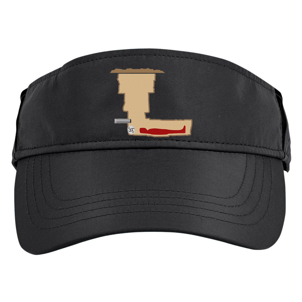 Funny Meme Saddam Hussein Hiding Spot Teen Joke Brain Rot Adult Drive Performance Visor