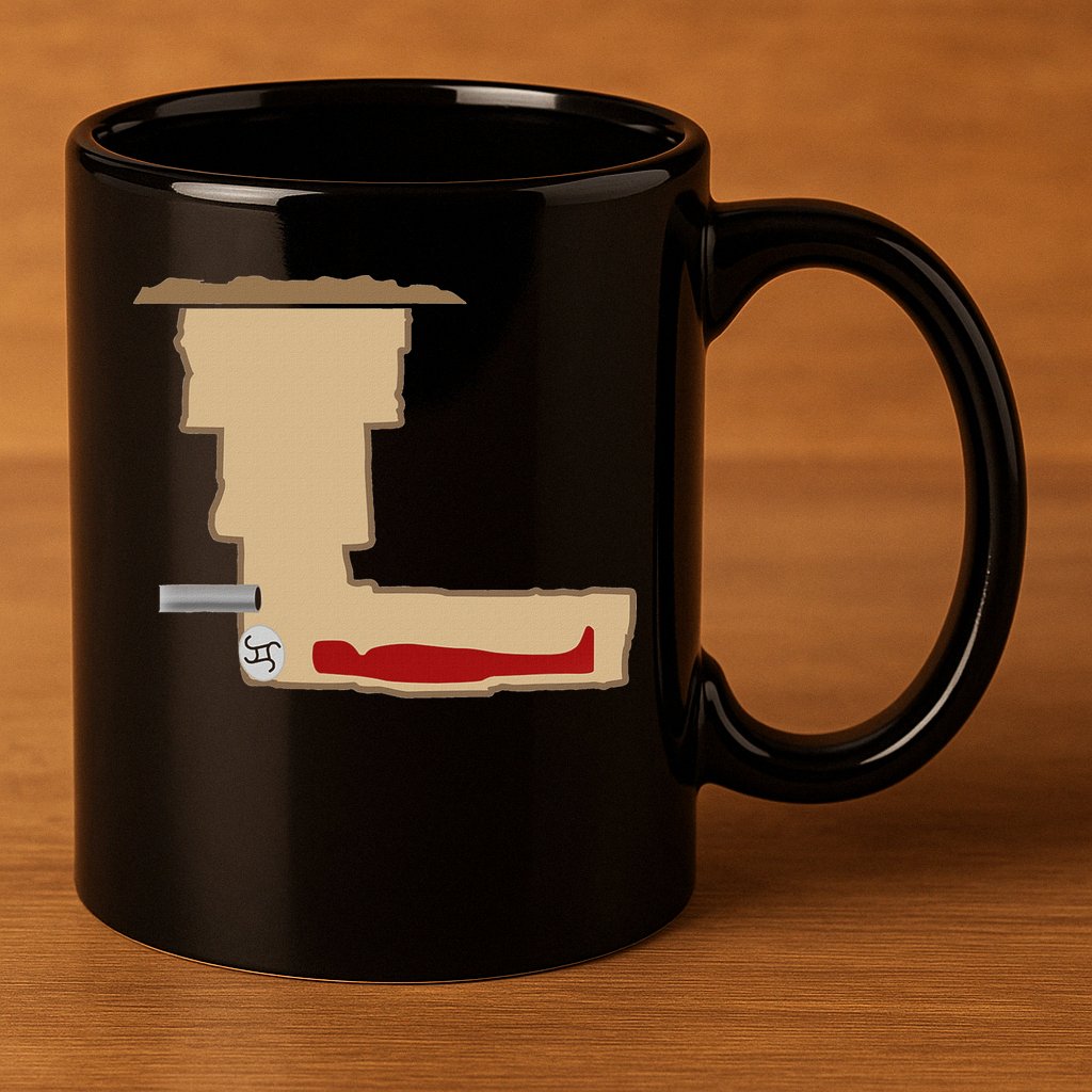 Funny Meme Saddam Hussein Hiding Spot Teen Joke Brain Rot 11oz C Handle Ceramic Mug
