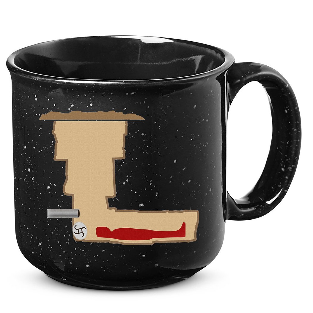 Funny Meme Saddam Hussein Hiding Spot Teen Joke Brain Rot 15oz Campfire Ceramic Mug