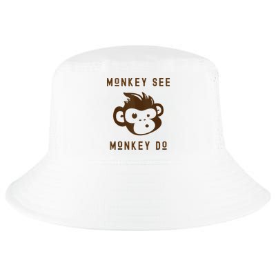 Funny Monkey See Monkey Do Cute Adorable Primate Chimp Cool Comfort Performance Bucket Hat