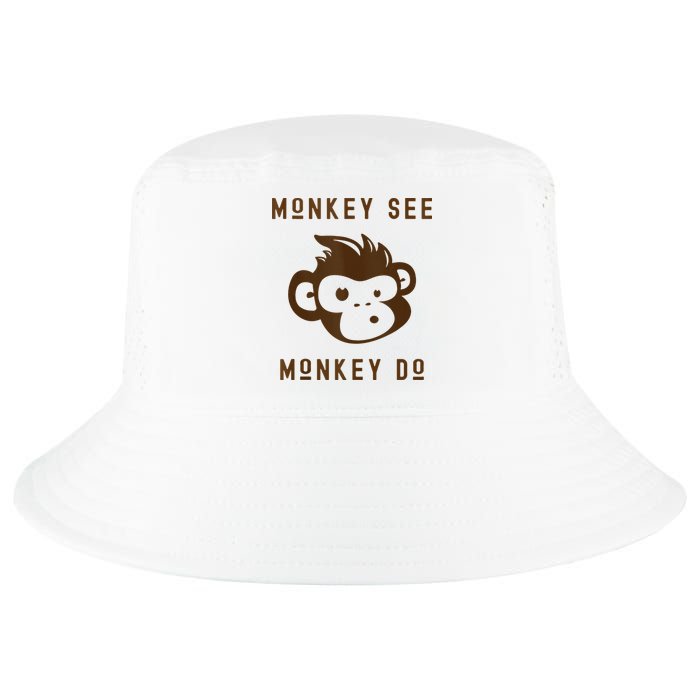 Funny Monkey See Monkey Do Cute Adorable Primate Chimp Cool Comfort Performance Bucket Hat