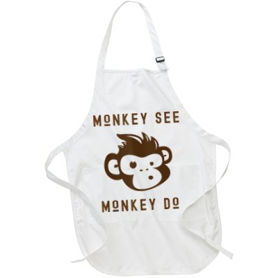 Funny Monkey See Monkey Do Cute Adorable Primate Chimp Apron