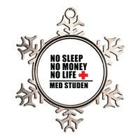 Funny Med School Trust Me Im Almost A Doctor Metallic Star Ornament