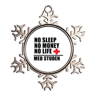 Funny Med School Trust Me Im Almost A Doctor Metallic Star Ornament