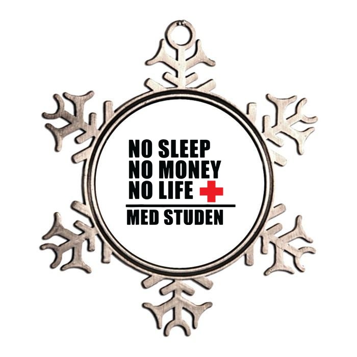 Funny Med School Trust Me Im Almost A Doctor Metallic Star Ornament