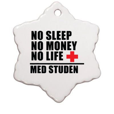 Funny Med School Trust Me Im Almost A Doctor Ceramic Star Ornament