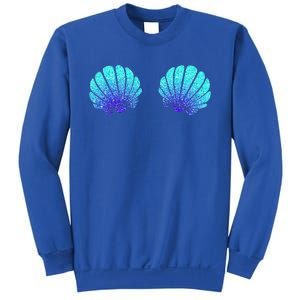 Funny Mermaid Sea Shell Bra Costume Halloween Gift Sweatshirt