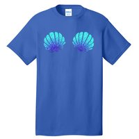 Funny Mermaid Sea Shell Bra Costume Halloween Gift Tall T-Shirt