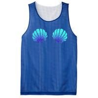 Funny Mermaid Sea Shell Bra Costume Halloween Gift Mesh Reversible Basketball Jersey Tank