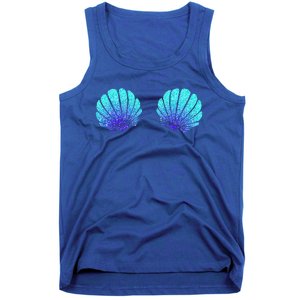 Funny Mermaid Sea Shell Bra Costume Halloween Gift Tank Top