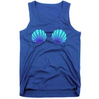 Funny Mermaid Sea Shell Bra Costume Halloween Gift Tank Top