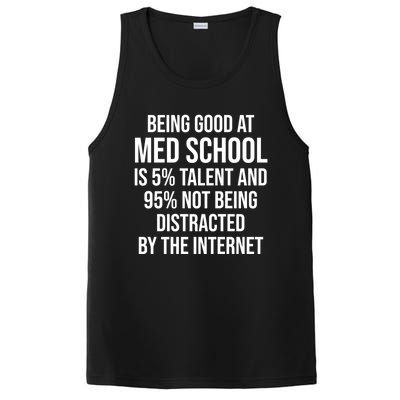 Funny Med School Student Medical Doctor Humor Gift PosiCharge Competitor Tank