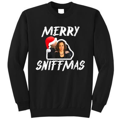 Funny Merry Sniffmas Christmas Anti Biden Quote Anti Biden Sweatshirt