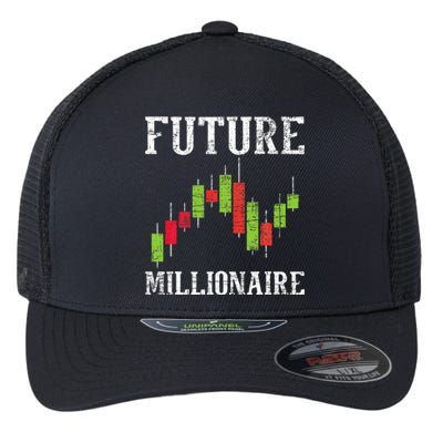 Future Millionaire Stock Exchange Day Trader Day Trading Flexfit Unipanel Trucker Cap