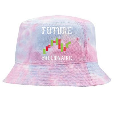 Future Millionaire Stock Exchange Day Trader Day Trading Tie-Dyed Bucket Hat