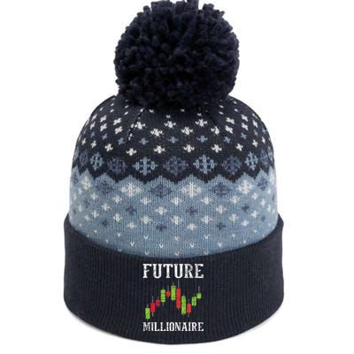 Future Millionaire Stock Exchange Day Trader Day Trading The Baniff Cuffed Pom Beanie