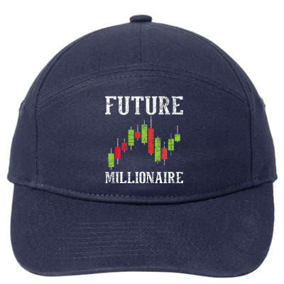 Future Millionaire Stock Exchange Day Trader Day Trading 7-Panel Snapback Hat