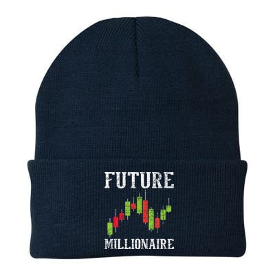 Future Millionaire Stock Exchange Day Trader Day Trading Knit Cap Winter Beanie