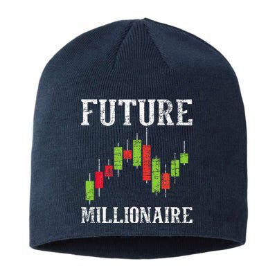 Future Millionaire Stock Exchange Day Trader Day Trading Sustainable Beanie