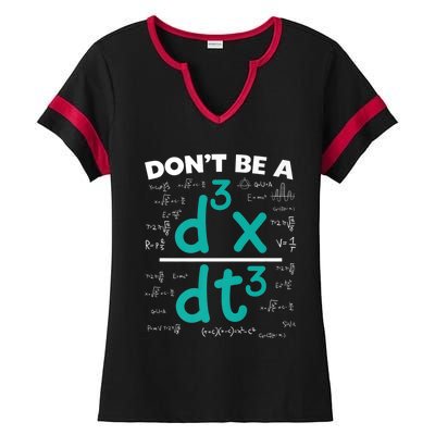 Funny Math Saying Equation Math Joke Cute Gift Ladies Halftime Notch Neck Tee