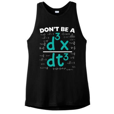 Funny Math Saying Equation Math Joke Cute Gift Ladies PosiCharge Tri-Blend Wicking Tank