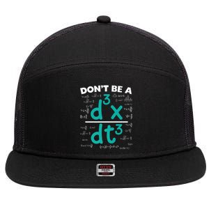 Funny Math Saying Equation Math Joke Cute Gift 7 Panel Mesh Trucker Snapback Hat