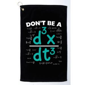 Funny Math Saying Equation Math Joke Cute Gift Platinum Collection Golf Towel