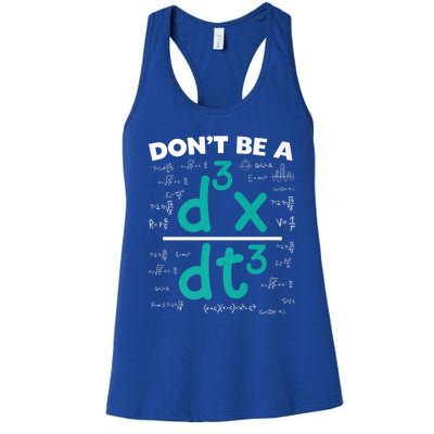 Funny Math Saying Equation Math Joke Cute Gift Women's Racerback Tank