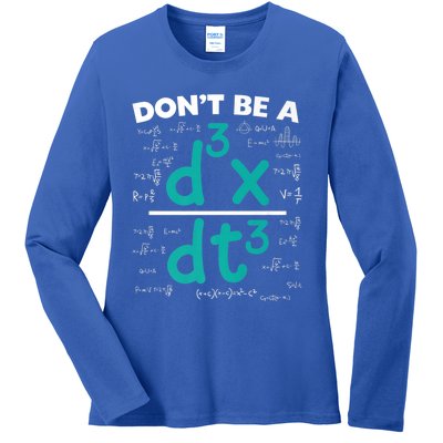 Funny Math Saying Equation Math Joke Cute Gift Ladies Long Sleeve Shirt