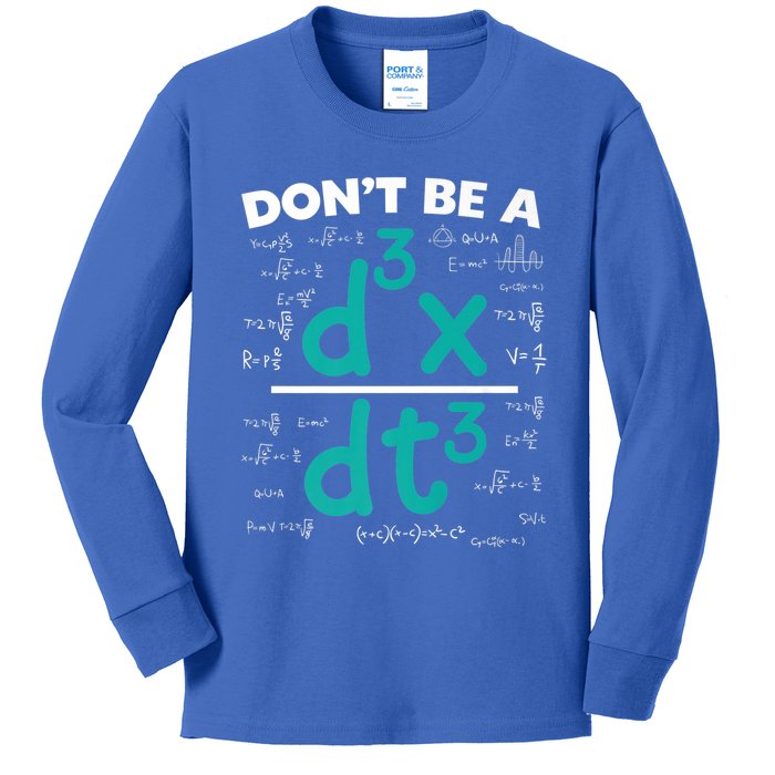 Funny Math Saying Equation Math Joke Cute Gift Kids Long Sleeve Shirt