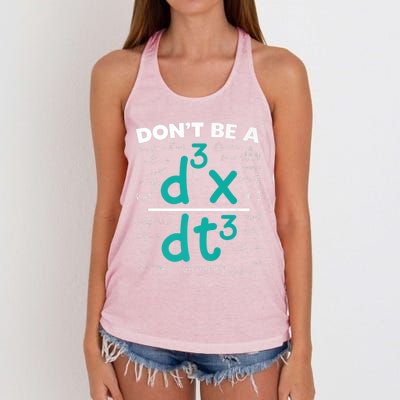 Funny Math Saying Equation Math Joke Cute Gift Women's Knotted Racerback Tank