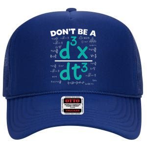 Funny Math Saying Equation Math Joke Cute Gift High Crown Mesh Back Trucker Hat