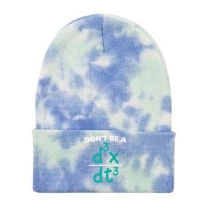 Funny Math Saying Equation Math Joke Cute Gift Tie Dye 12in Knit Beanie