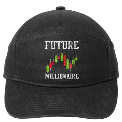 Future Millionaire Stock Exchange Day Trader Day Trading 7-Panel Snapback Hat