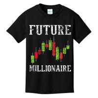 Future Millionaire Stock Exchange Day Trader Day Trading Kids T-Shirt