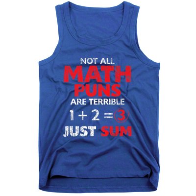 Funny Math Saying Equation Math Joke Cool Gift Tank Top