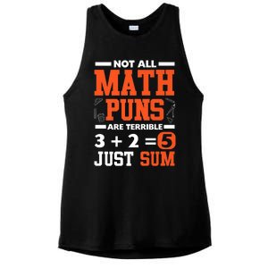 Funny Math Saying Equation Math Joke Gift Ladies PosiCharge Tri-Blend Wicking Tank