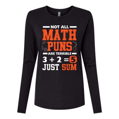 Funny Math Saying Equation Math Joke Gift Womens Cotton Relaxed Long Sleeve T-Shirt