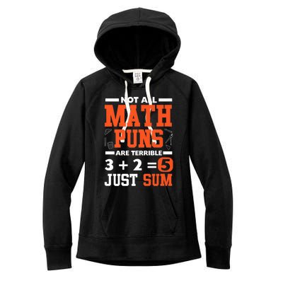 Funny Math Saying Equation Math Joke Gift Women's Fleece Hoodie