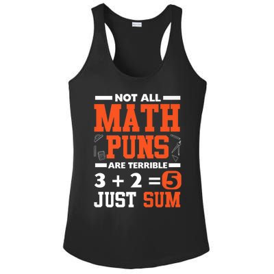 Funny Math Saying Equation Math Joke Gift Ladies PosiCharge Competitor Racerback Tank