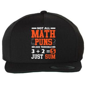 Funny Math Saying Equation Math Joke Gift Wool Snapback Cap