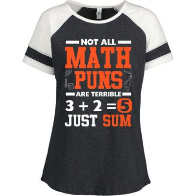 Funny Math Saying Equation Math Joke Gift Enza Ladies Jersey Colorblock Tee