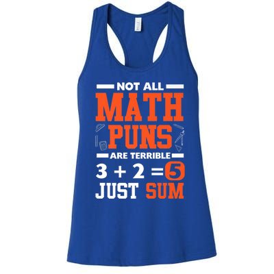 Funny Math Saying Equation Math Joke Gift Women's Racerback Tank