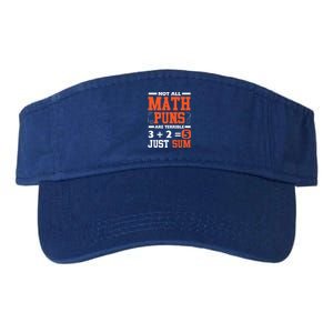 Funny Math Saying Equation Math Joke Gift Valucap Bio-Washed Visor