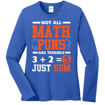 Funny Math Saying Equation Math Joke Gift Ladies Long Sleeve Shirt