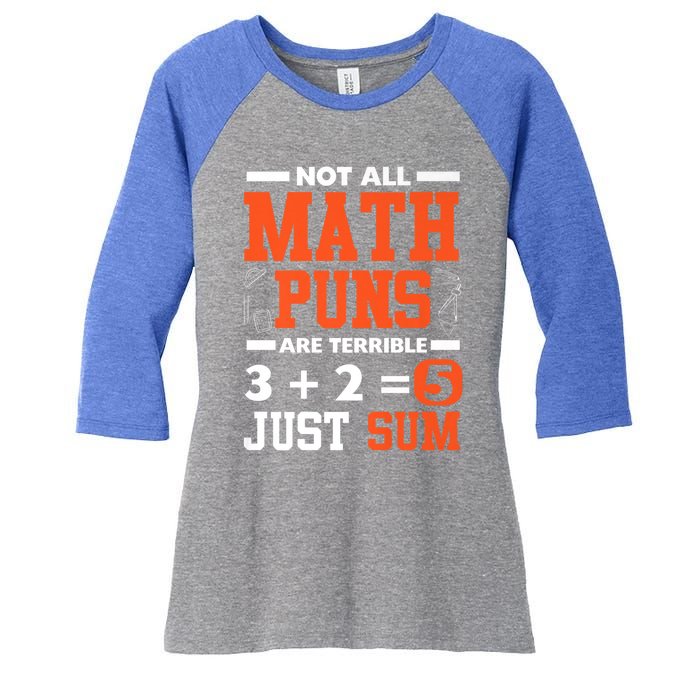 Funny Math Saying Equation Math Joke Gift Women's Tri-Blend 3/4-Sleeve Raglan Shirt