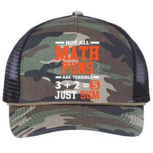 Funny Math Saying Equation Math Joke Gift Retro Rope Trucker Hat Cap