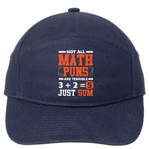 Funny Math Saying Equation Math Joke Gift 7-Panel Snapback Hat